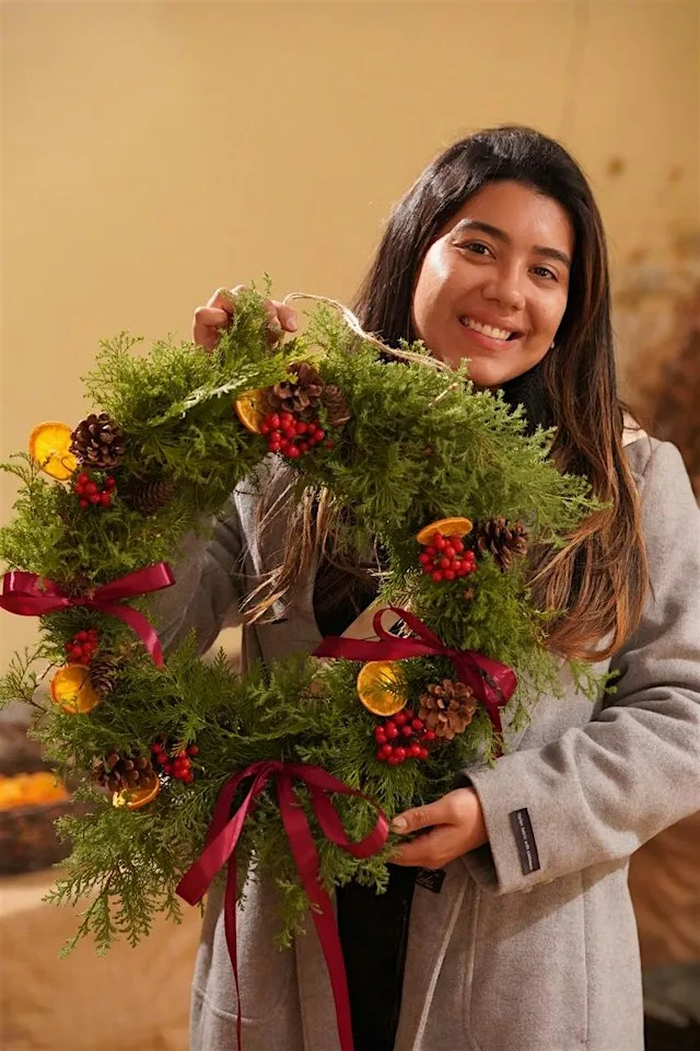 Christmas Wreath Making Workshop at Ashburnham Place