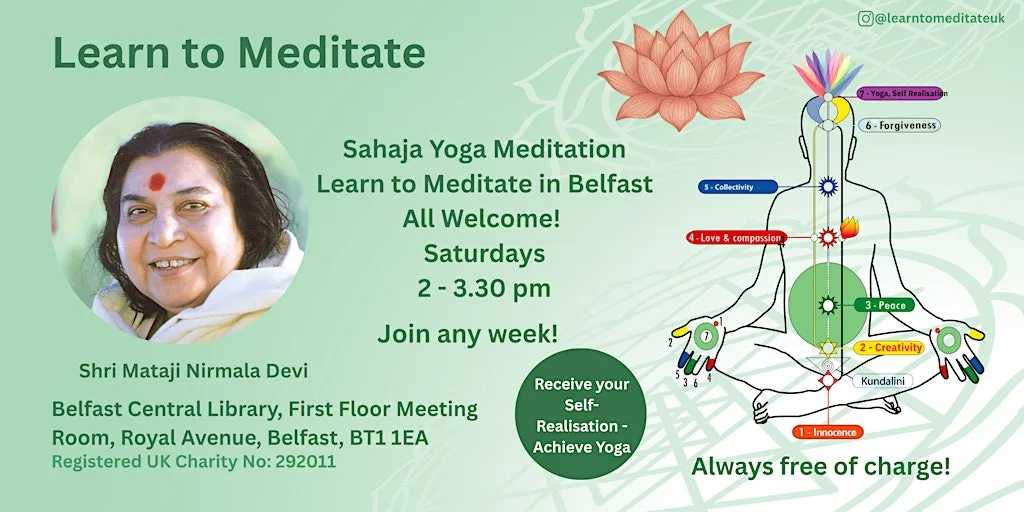 Learn to Meditate in Belfast - Free 10 Week Course - Get Connected