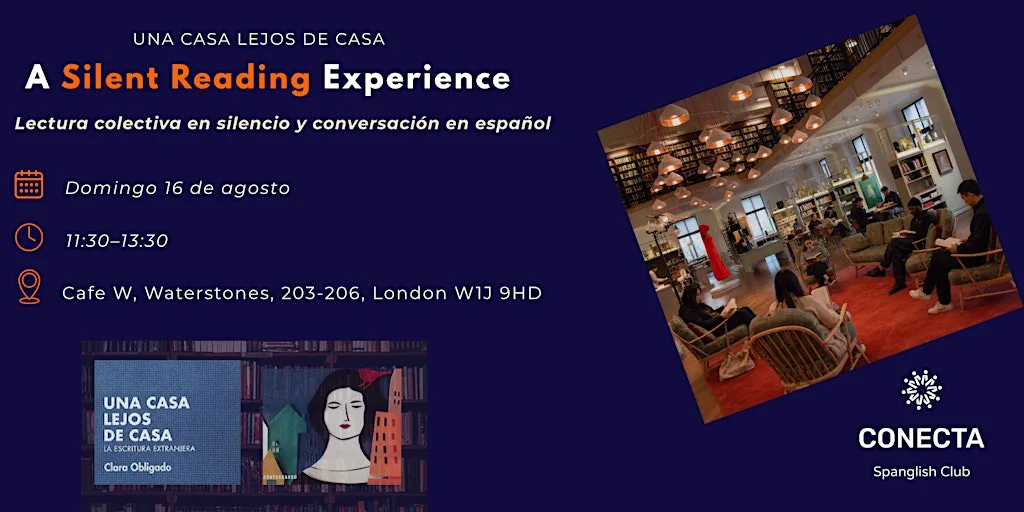 Una casa lejos de casa - A Silent Reading Experience at Waterstones