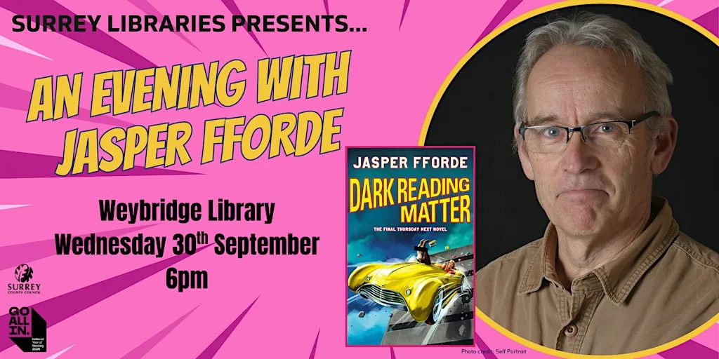 An Evening with Jasper Fforde at Weybridge Library at Weybridge Library and room hire