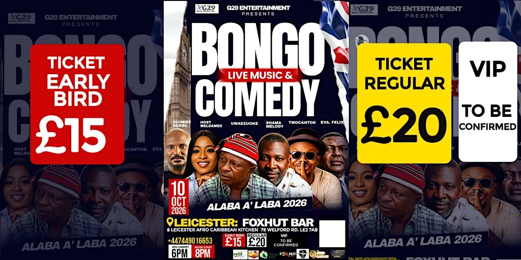 BONGO LIVE MUSIC & COMEDY at FOXHUT BAR & KITCHEN