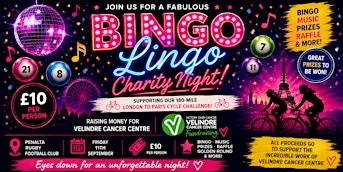 Bingo Lingo Charity Night at Penallta RFC