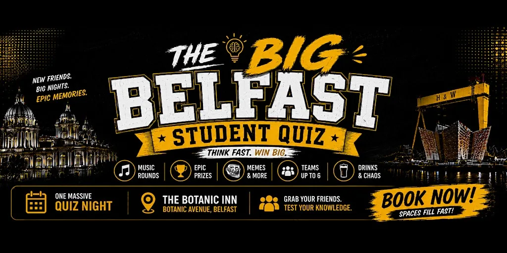 The Big Belfast Student Quiz | Pub Quiz Night at The Bot