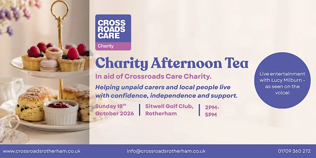 Crossroads Care Charity Afternoon Tea