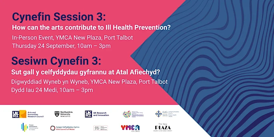 Cynefin Session 3: How can the arts contribute to Ill Health Prevention? at The New Plaza