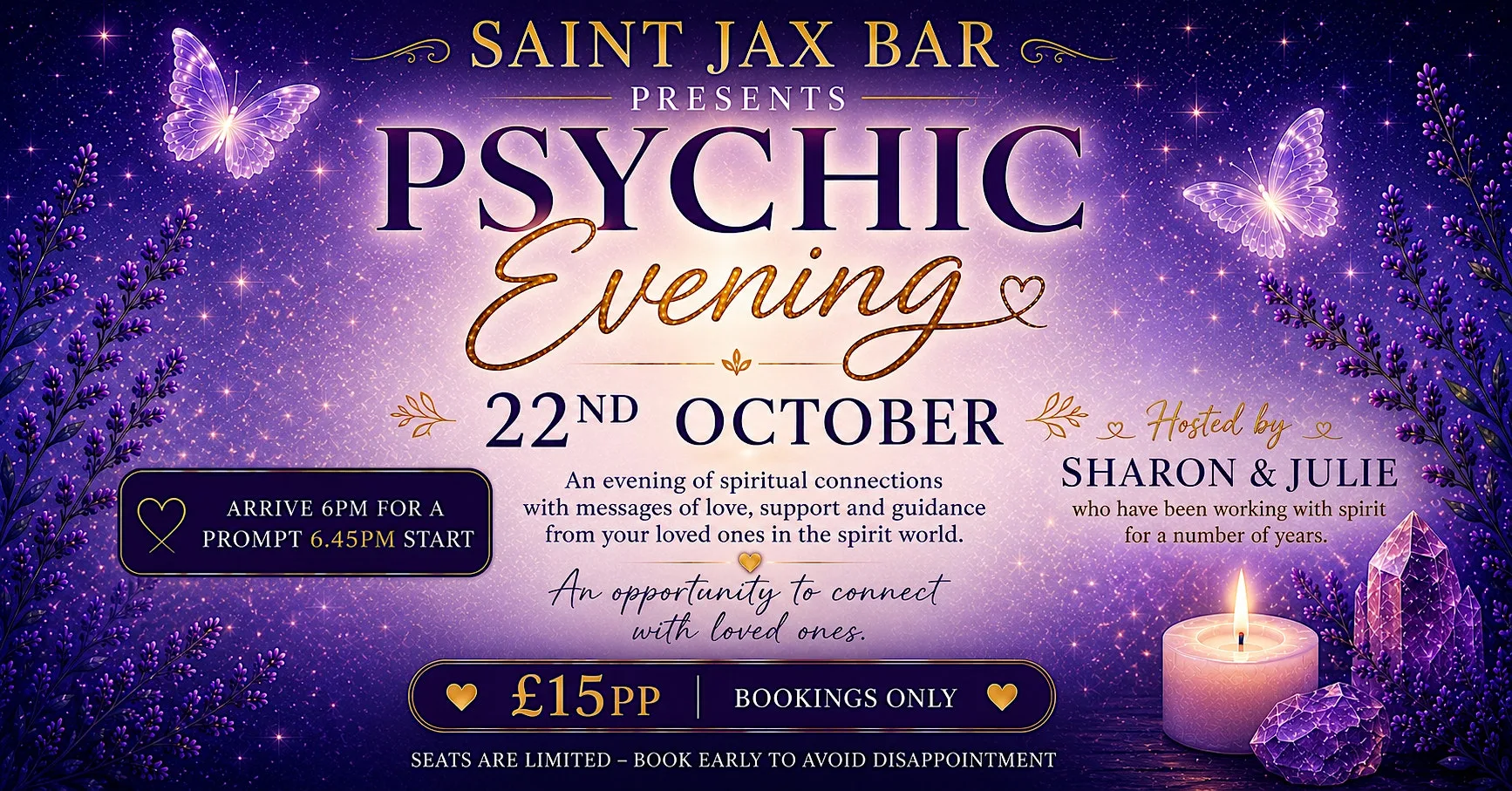 Psychic Night at Saint Jax