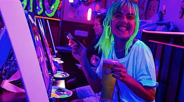 Neon Painting: Paint A Canvas (BYOB) at 171-175 Victoria St