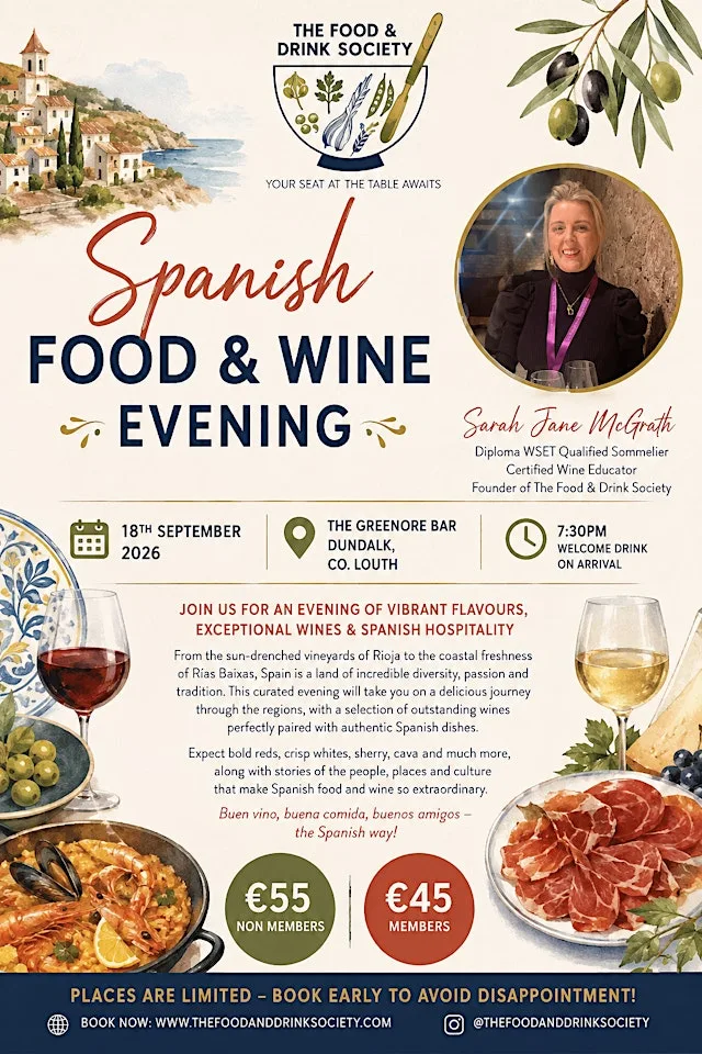 Eat Spain, Drink Spain - Spanish Wine and Food Pairing at Greenore Railway Saloon