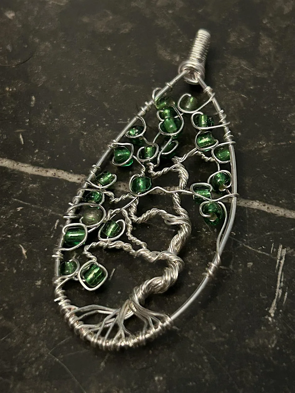 Wire Workshop - Beaded Tree of Life Pendant (Craft4Crafters Exhibition) at The Bath & West Showground