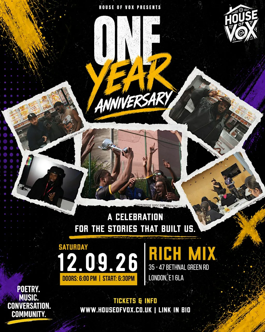 HOUSE OF VOX - ONE YEAR ANNIVERSARY CELEBRATION