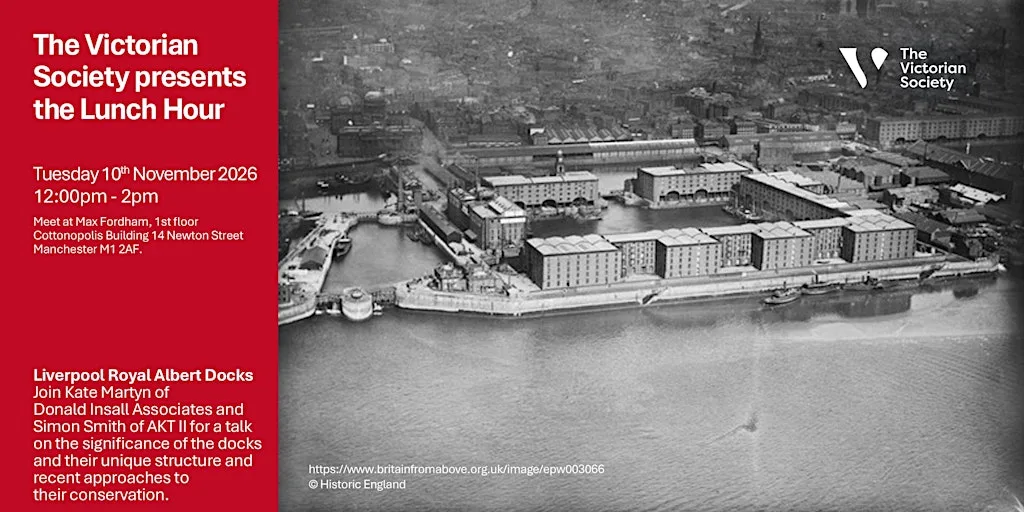 Talk on Liverpool Docks Refurbishment talk by Kate Martin of Donald Insall at Hosted by Max Fordham LLP