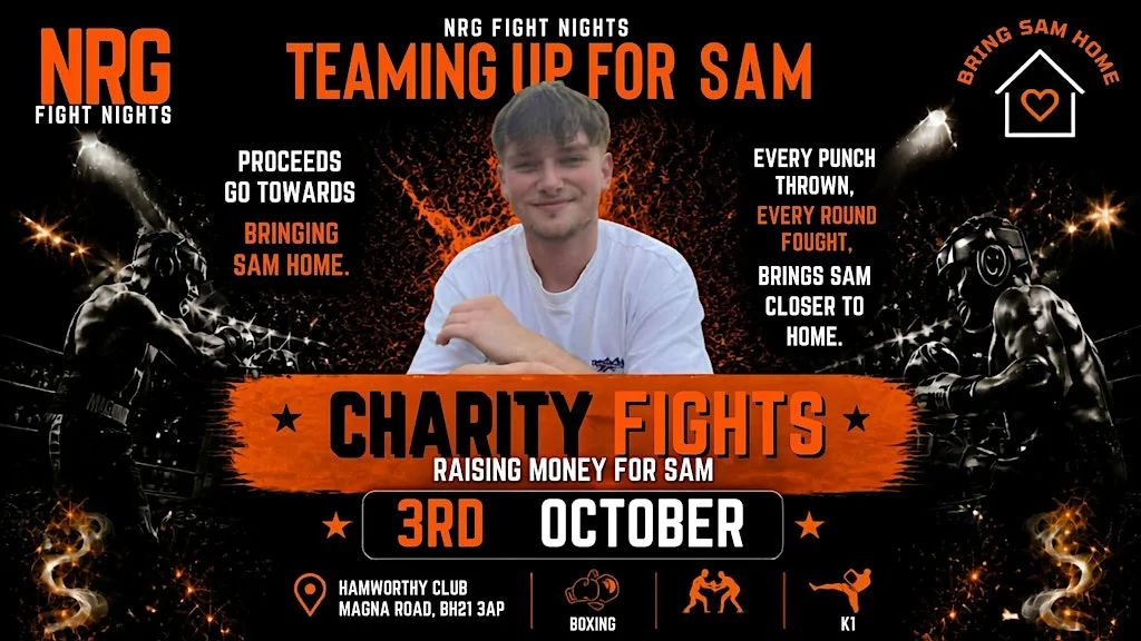 NRG X Bring Sam Home Charity Boxing Event at The Hamworthy Club