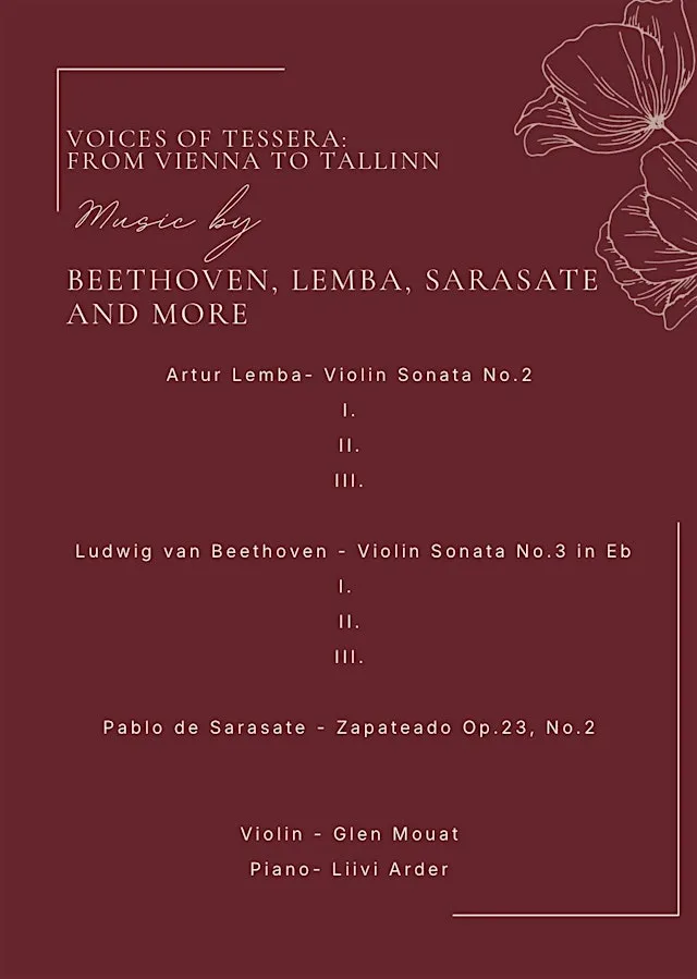 Voices of Tessera: from Vienna to Tallinn (Ayr) at Holy Trinity Episcopal Church
