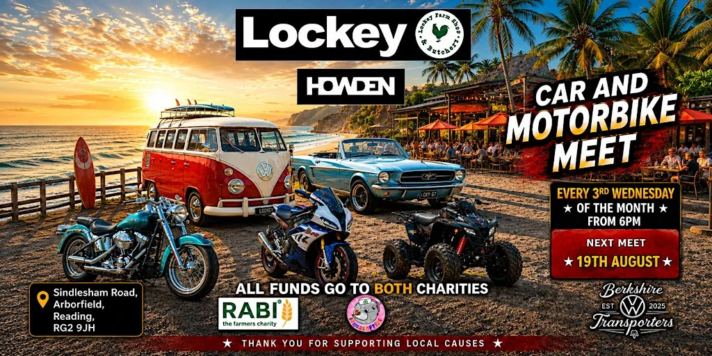 Lockey Car & Motorbike Show August 2026 - Limited Tickets Available at Lockey Farm