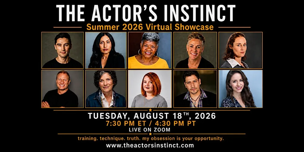 The Actor's Instinct Summer Virtual Acting Showcase