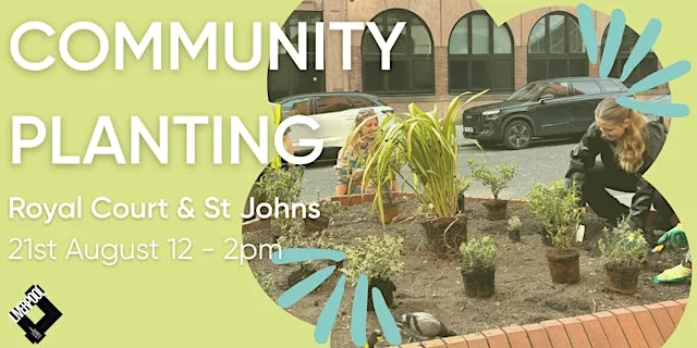Community Planting Session at Royal Court Theatre