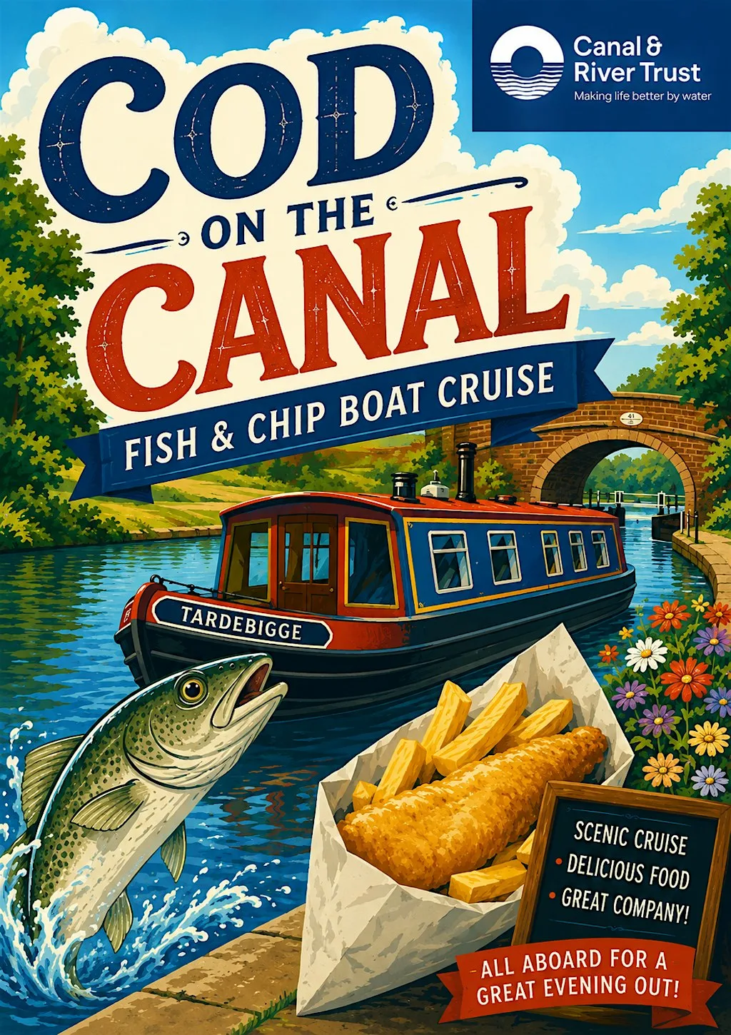 Cod On The Canal! at Tardebigge New Wharf - Canal & River Trust