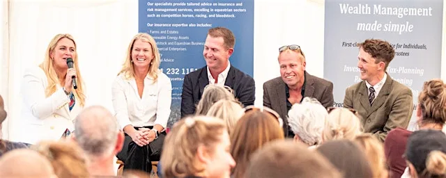 Burghley Cross Country Preview Panel & Fundraiser at EHOA Tent, Ring 2