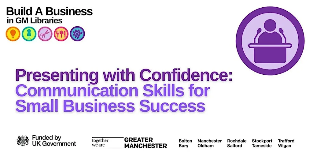 Presenting With Confidence: Communication Skills for Small Business Success at Eccles Library