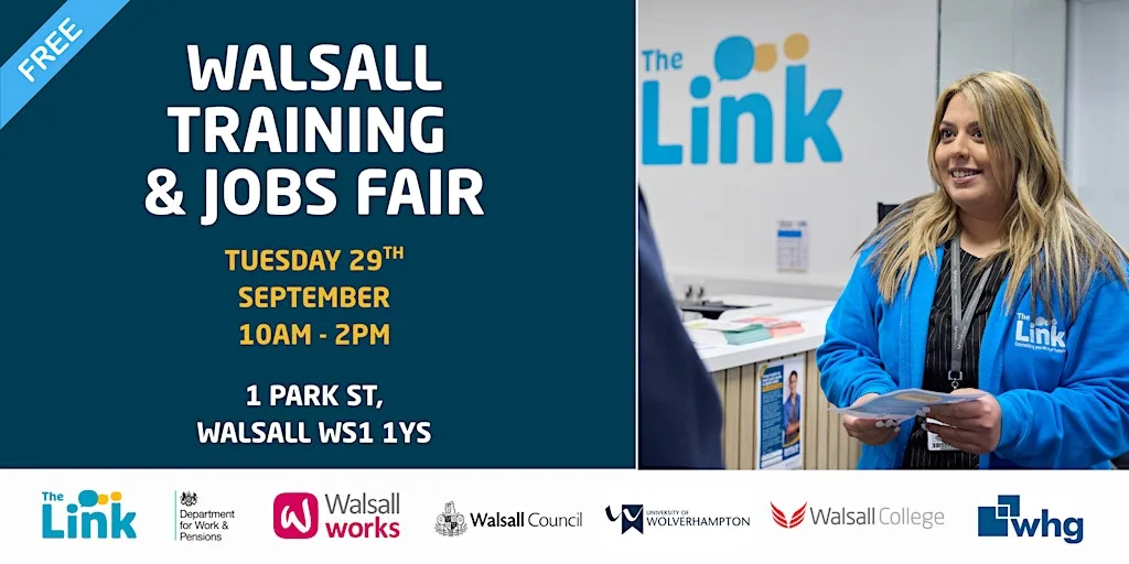 Walsall Training & Jobs Fair at Saddlers Shopping Centre