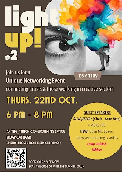 LIGHT UP 2! A UNIQUE EVENT CONNECTING THOSE WORKING IN CREATIVE SECTORS at The Track