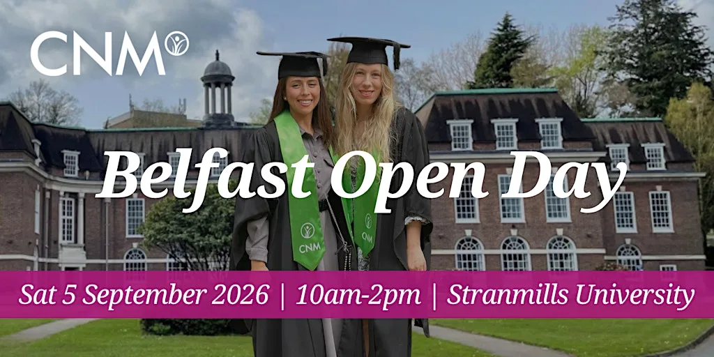 CNM IE Belfast Open Day - Sat 5 September 2026, 10am-2pm at Stranmillis University College