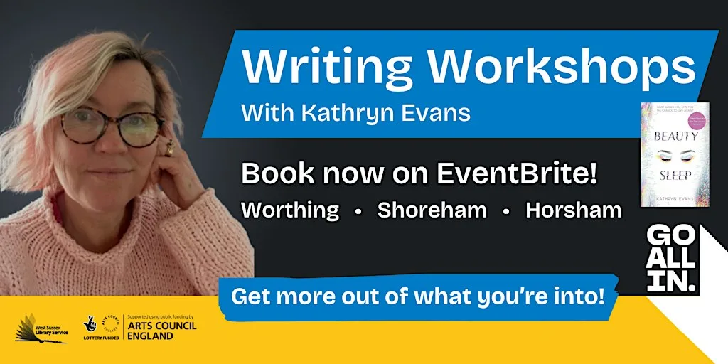 Go all in with West Sussex Libraries: Writing Workshop with Kathryn Evans at Shoreham Library