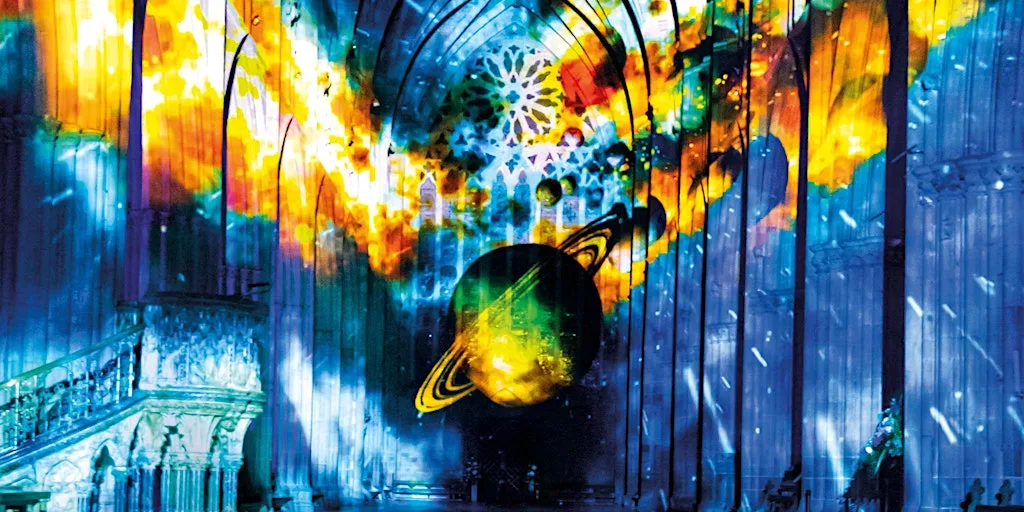 SPACE By Luxmuralis at Blackburn Cathedral