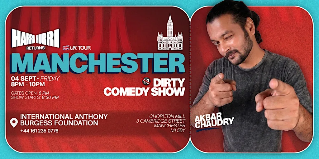 Harra Hurri Returns to Manchester! (DIRTY SHOW)