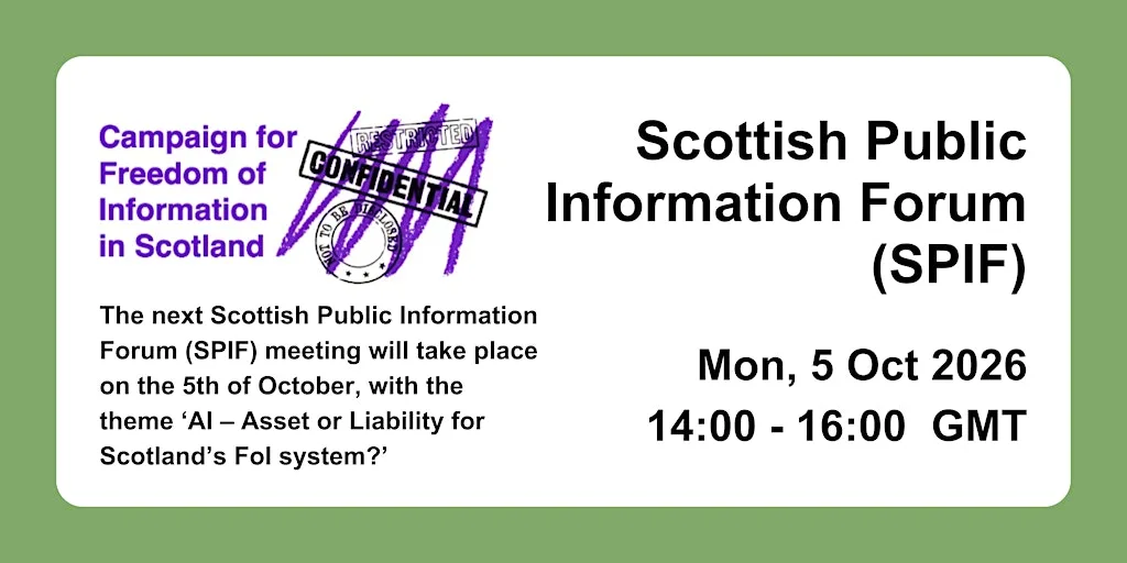 Scottish Public Information Forum (SPIF)