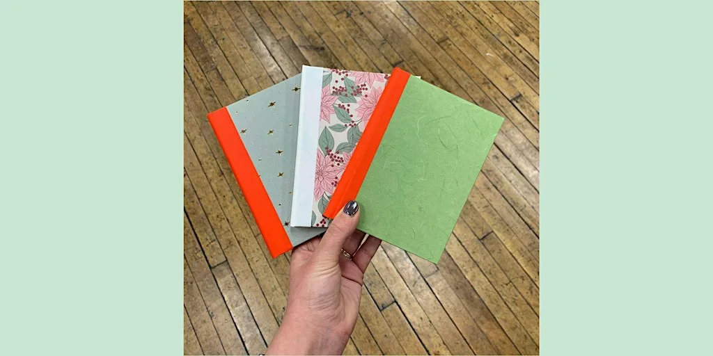 Make Your Own Festive Hardbound Notebooks with Abbie Mooney