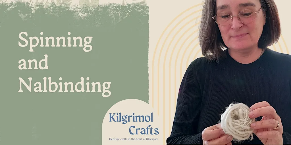 Kilgrimol: Spinning and Nalbinding at Aunty Social