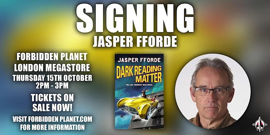 Jasper Fforde signing at the Forbidden Planet London Megastore!