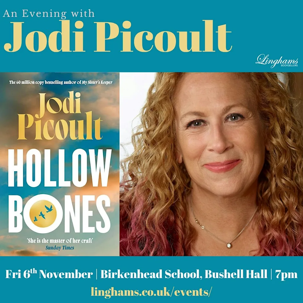 An evening with Jodi Picoult at Birkenhead School 6th November 7pm