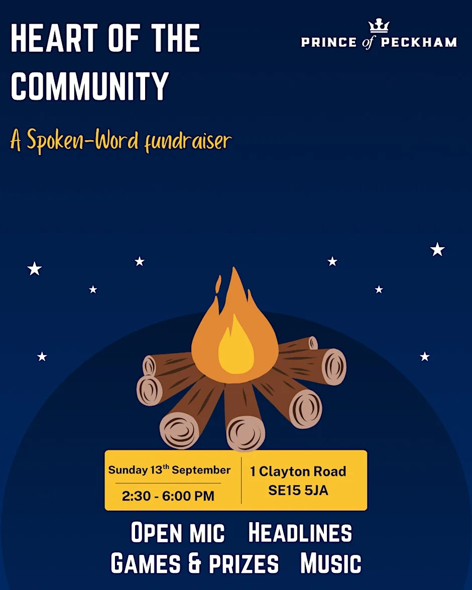 Heart of the Community: A Spoken-Word Fundraiser at Prince of Peckham Pub