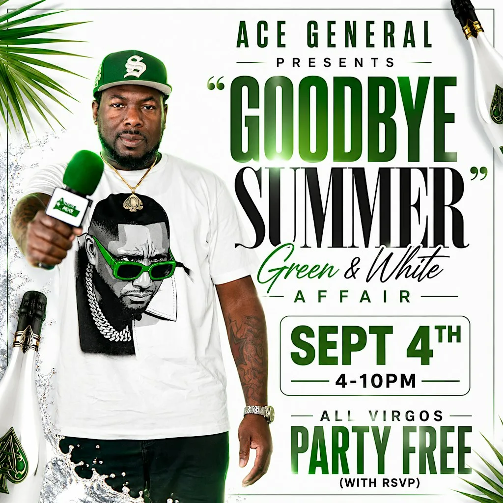 GOODBYE SUMMER (GREEN & WHITE)