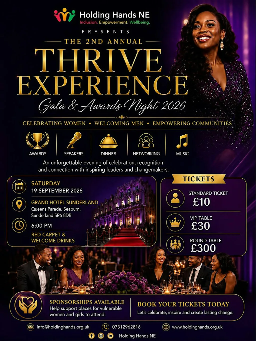THRIVE GALA & AWARDS 2026 at Grand Hotel Sunderland