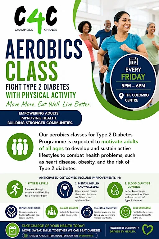 FREE Fight Type 2 Diabetes with Aerobics in Southwark