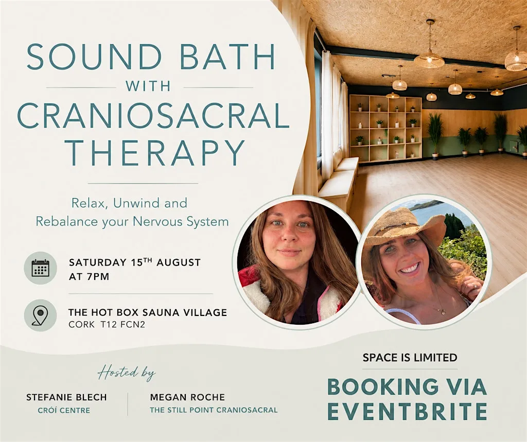 Sound Bath & CranioSacral at the Hot Box Sauna Studio at The Hot Box Sauna