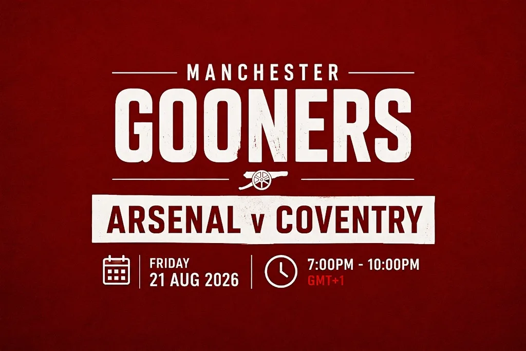 Manchester Gooners : Arsenal v Coventry at The Black Lion