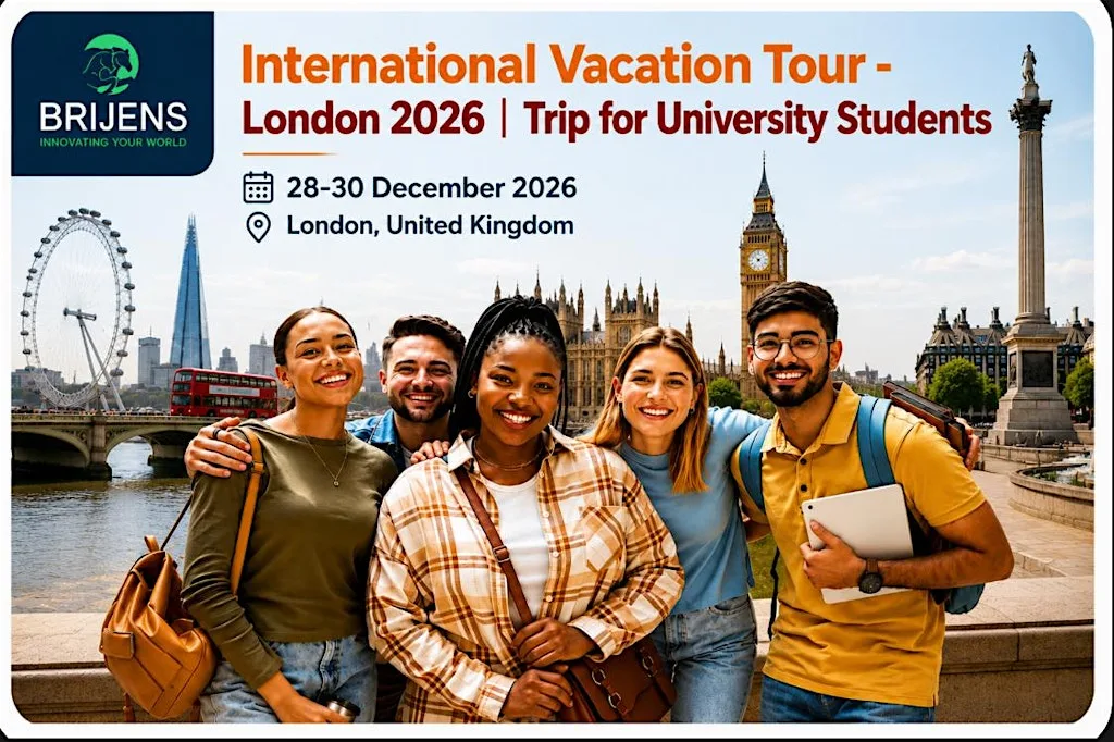 International Vacation Tour – London 2026 | Trip for University Students