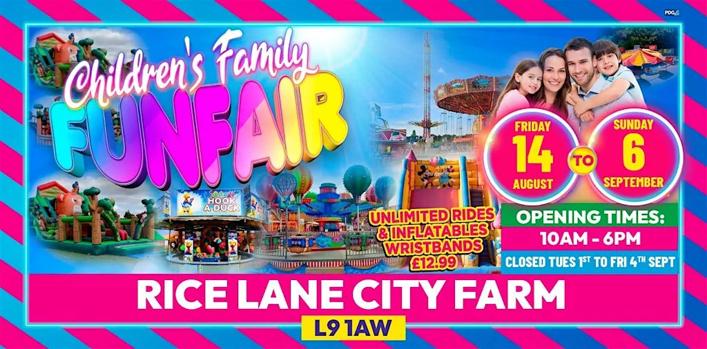 Family Funfair @ Rice Lane City Farm at Rice Lane City Farm