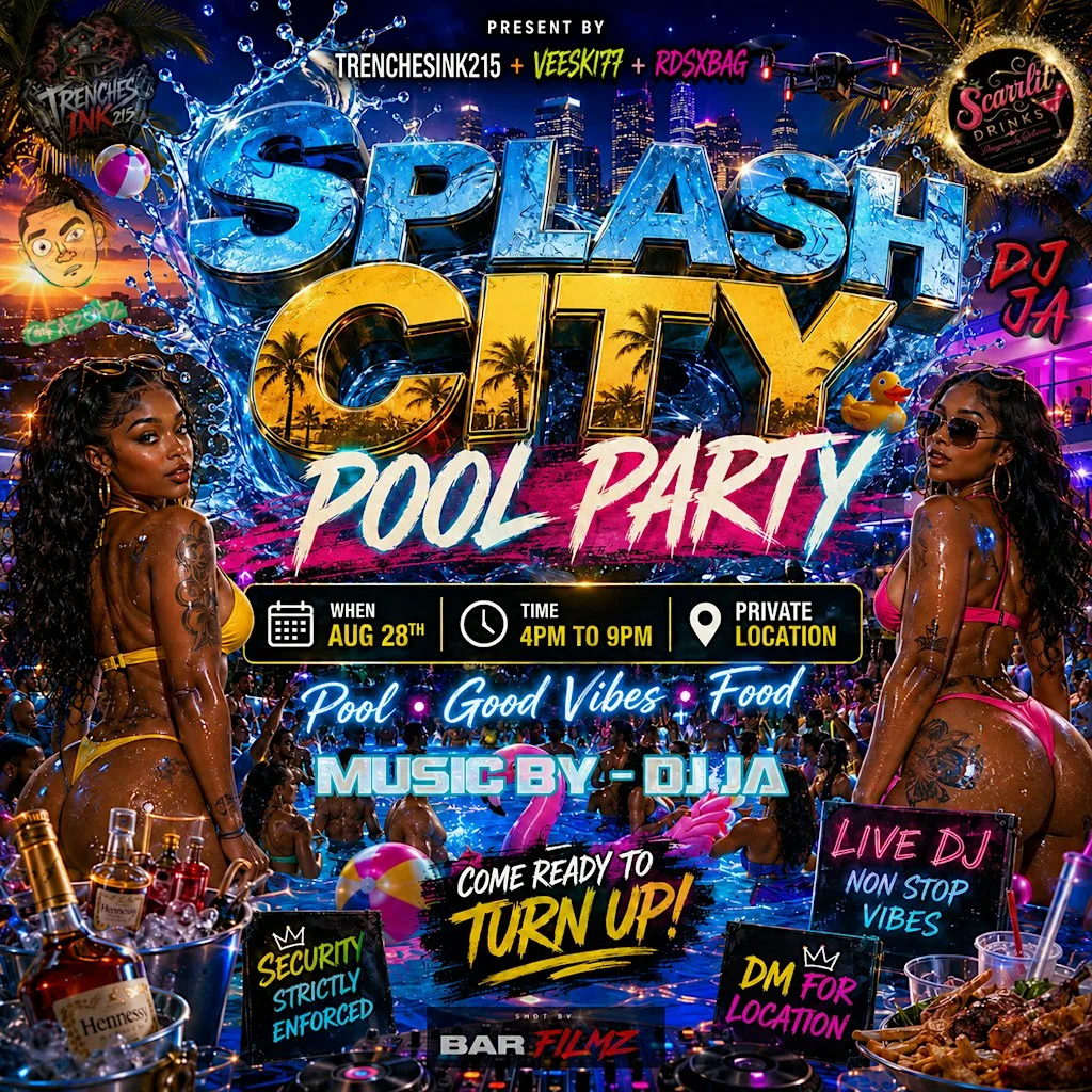 SPLASH CITY POOL PARTY AUG 8TH