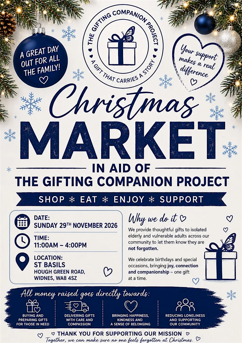Community Charity Christmas Markets at St Basil's Parish Centre