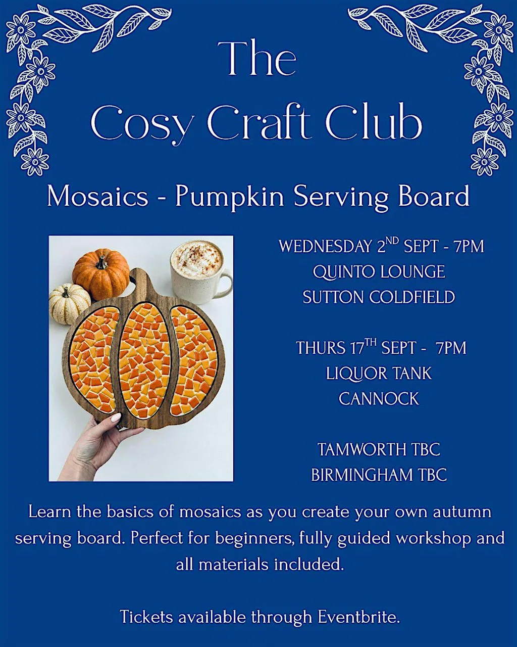 Cosy Craft Club - Mosaics