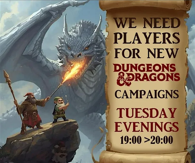 D&D TUESDAY NGHTS # 1 at The Dice Box Sheffield