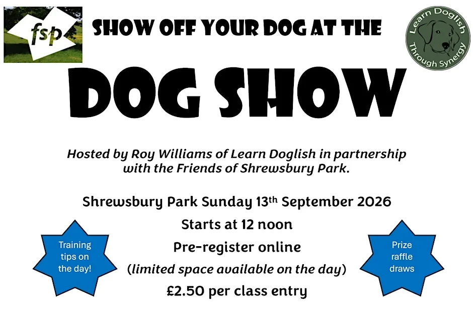 Shrewsbury Park Festival Dog Show at Shrewsbury Park