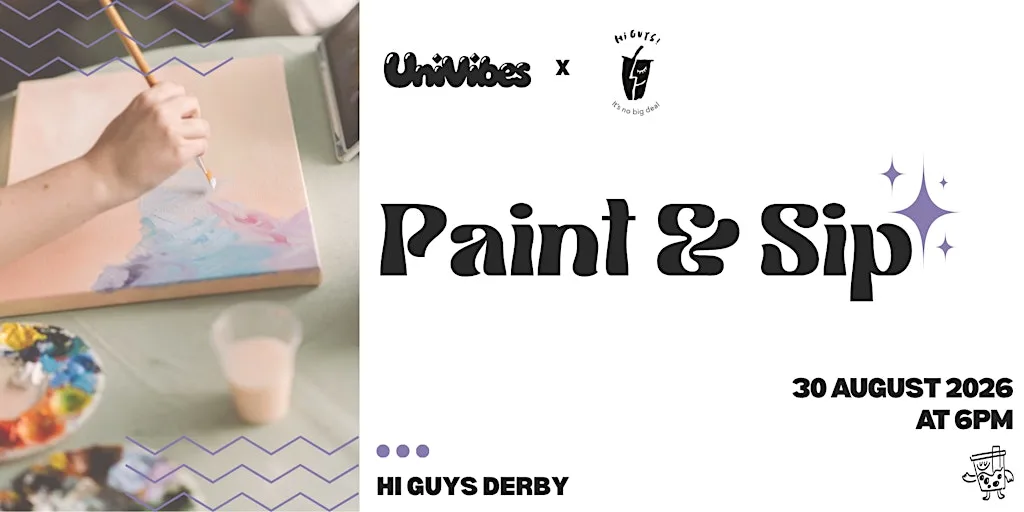 Paint & Sip at HiGuys盖市茶饮
