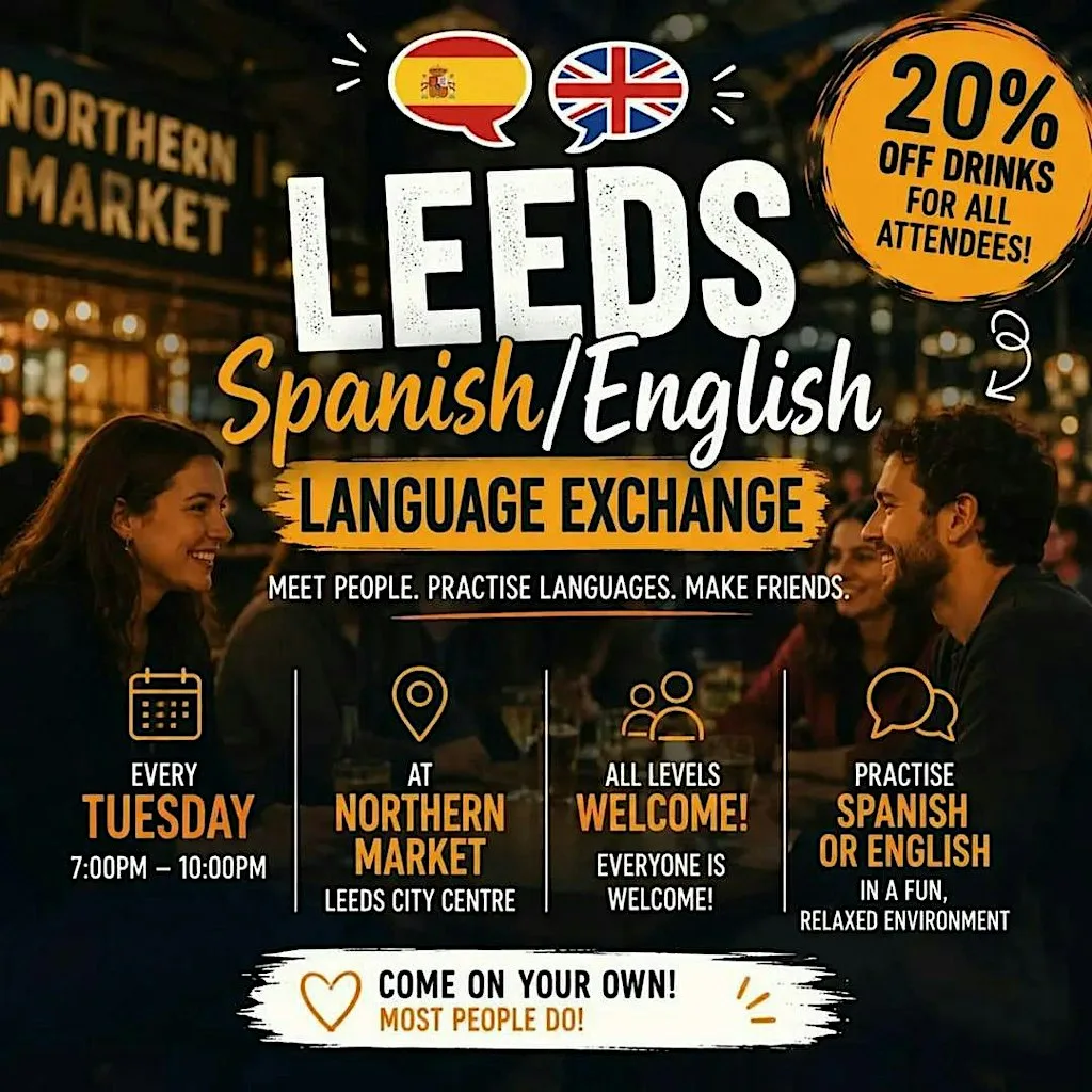 Leeds Spanish/English Language Exchange at The Northern Market
