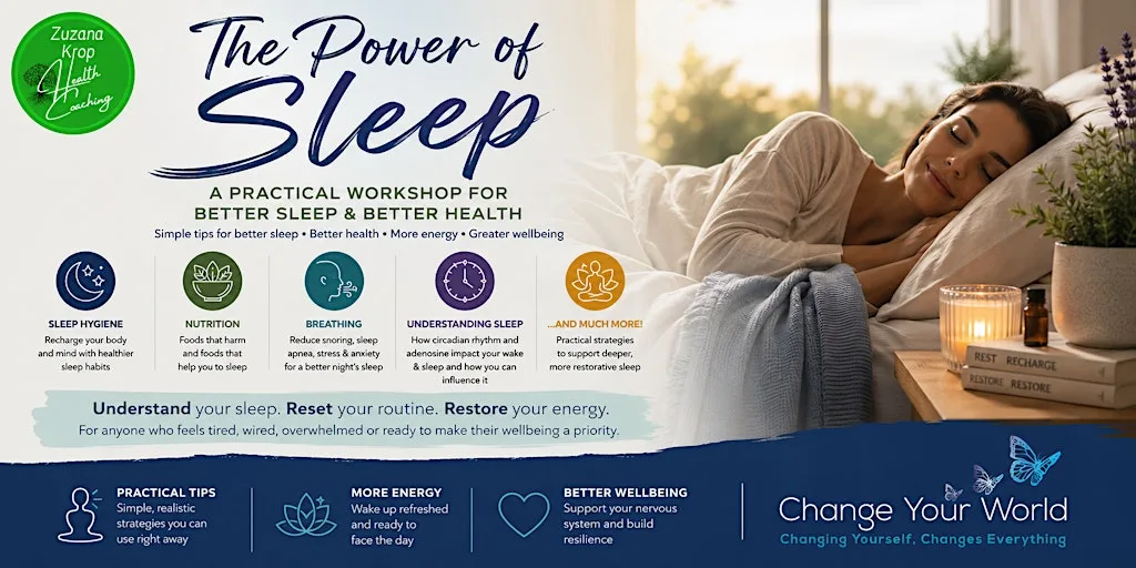 The Power of Sleep at Change Your World Wellness Centre